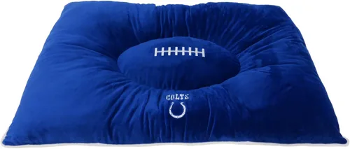 Vista 21 de NFL PET Bed - Cama de almohada de felpa suave y acogedora de Arizona Cardinals. Cama de fútbol para perros. Cama de colchón deportivo cálido