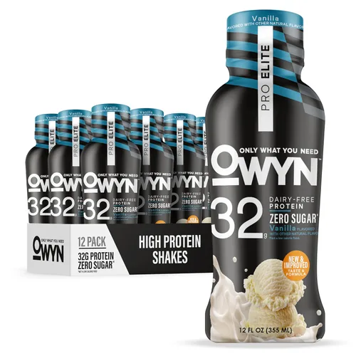 Vista 7 de OWYN Pro Elite - Batido de proteínas veganas a base de plantas, 0.11 oz de proteína, omega-3, prebióticos, superalimentos verdes para entrenamiento