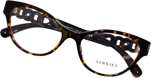 Vista 5 de Gafas graduadas Versace VE 3305 108 Havana, Habana