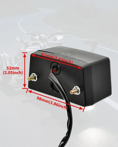 Vista 9 de SAUTVS Luz LED de matrícula para Can-Am Spyder F3 F3-S
