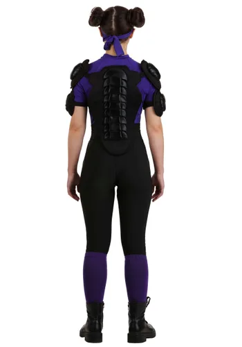 Vista 5 de Disfraz de Globo Gym Purple Cobra para Mujer de Dodgeball Multicolor