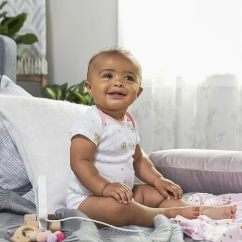 Vista 7 de Gerber - Conjunto de 5 mamelucos para niña bebé
