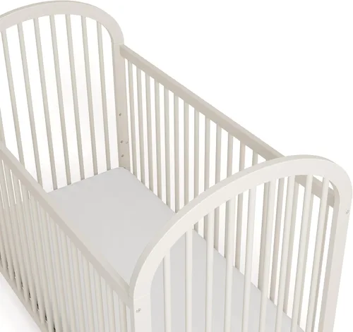 Vista 8 de Graco Cuna convertible Olivia (avena helada) – Certificado GREENGUARD Gold, 100% madera maciza, se adapta a colchón de cuna estándar, cuna de bebé