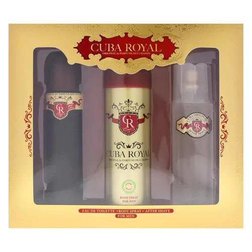 Vista 5 de Cuba Royal by Cuba, set de regalo de 3 piezas para hombre