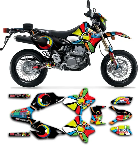 Vista 13 de Kit de calcomanías personalizadas para Suzuki DRZ400 E / DRZ400 Enduro / DRZ400E / DR-Z400E / DRZ400 EN 1999-2024, SZDRSE9919003-KO