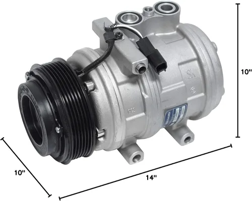 Vista 2 de Conjunto de compresor universal de aire acondicionado CO 2486PC UAC (CO 2486PC) 10S20C Compresor Assembly 10S20C