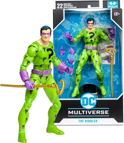 Vista 8 de McFarlane Toys - DC Multiverse The Riddler (DC Classic) Figura de acción de 7 pulgadas