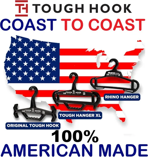 Vista 2 de Rhino Tough Hook - Perchas resistentes: chaleco con peso y armadura