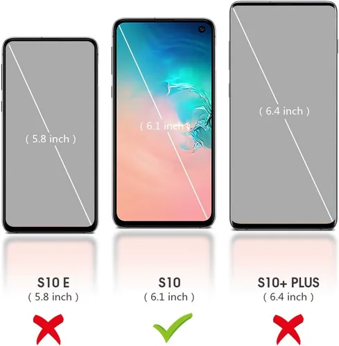 Vista 6 de Funda compatible con Galaxy S10, forro de tela de microfibra de silicona líquida, cubierta de cuerpo completo con protección de pantalla y cámara