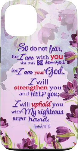 Vista 7 de So Do Not Fear for I 'm with You Isaías 41:10 - Funda cristiana para iPhone 17