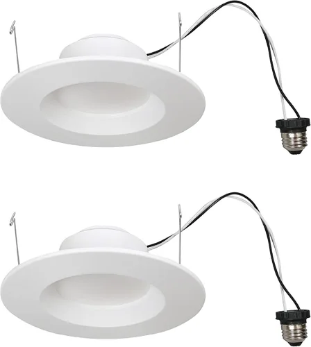 Vista 25 de Sylvania - Kit de luz empotrable de 5 pulgadas/6 pulgadas con tecnología LightSHIELD, LED germicida, 9 W = 65 W, 700 lúmenes, 5 CCT selección