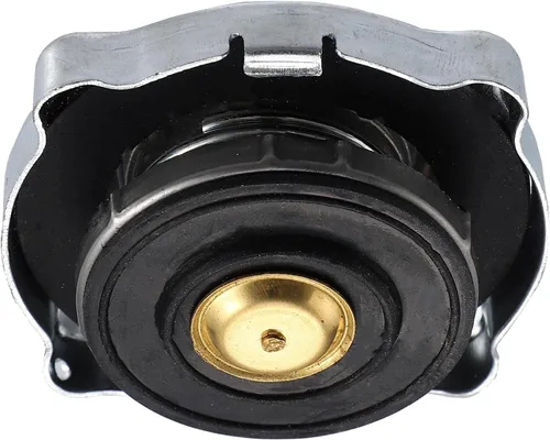 Vista 3 de Unifizz Tapa de recuperación de depósito de refrigerante del radiador 6L8617 Cubierta de tono plateado de acero inoxidable para oruga