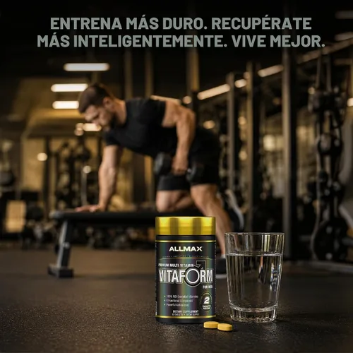 Vista 5 de ALLMAX Vitaform - Tabletas multivitamínicas para hombres, 60