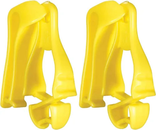 Vista 10 de Ergodyne Squids 3405 - Pinza para guantes con clip para cinturón, paquete de 6, color azul