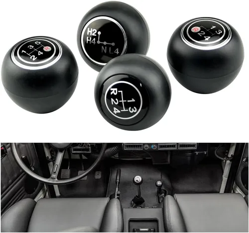 Vista 5 de Pomo de palanca de cambio de marcha con cabeza de bolígrafo compatible con Toyota Land Cruisers 40 Series FJ40 FJ43 FJ45 BJ40 BJ45 HJ47 1969-1984