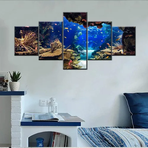 Vista 4 de Pinturas de Pesca Americana Impresiones HD sobre Lienzo