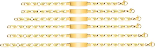 Vista 7 de Tina&Co Pulsera Personalizada con Nombre de Bebé Personalizada Chapada en Oro de 18K para Recién Nacidos a Niños Niña Niño Cumpleaños Regalo de Baby