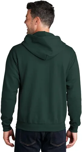 Vista 2 de Port & Company sudadera con cierre y capucha, clásica, para hombres, 3XL, Verde oscuro