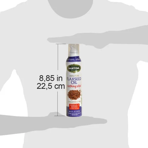 Vista 121 de Mantova Spray de Aceite de Oliva Virgen Extra con Sabor a Cúrcuma, spray de cocina saludable para el corazón perfecto para ensaladas, salsas