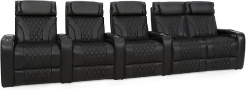 Vista 11 de Seatcraft Luminis LT - Asiento de cine en casa, reclinable, color rojo