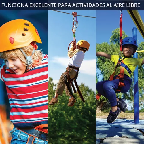Vista 6 de Fusion Climb Centaur - Arnés de escalada para niños, arnés ajustable para niños para montañismo profesional, escalada en roca, arnés de seguridad