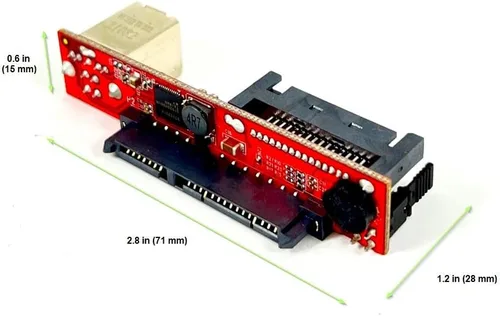 Vista 3 de IUSB3SA6G SATA III/SATA II Drive a USB 3.0 Tipo-B (F) Adaptador Mini Vertical