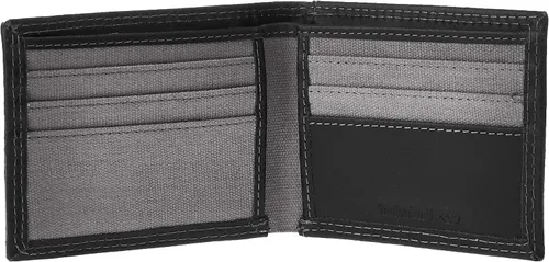 Vista 5 de Timberland PRO - Cartera de lona para hombre piel RFID ventana trasera para identificación