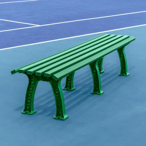 Vista 13 de Vermont Banco de cancha de tenis - 3 y 4 plazas Estándar o sin respaldo (estándar, negro, 3 plazas)