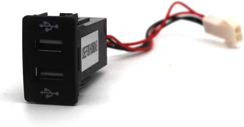 Vista 3 de MOTONG Enchufe USB dual para Honda - 2.1A Dual USB Tipo A Puerto Socket para Honda (1.457 * 0.945 in)