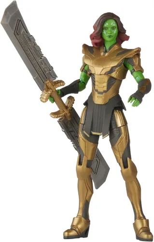 Vista 6 de Marvel Legends Series Warrior Gamora, What If...? Figuras de acción coleccionables de 6 pulgadas, a partir de 4 años