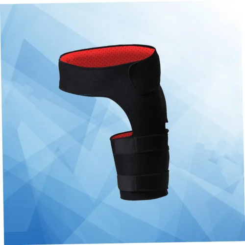 Vista 3 de NOLITOY Soporte de compresión de cadera Soporte ajustable para cadera Protector de cadera Manga de isquiotibial Manga de la ingle Muslo
