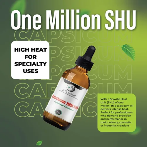 Vista 2 de Extracto Premium de Oleorresina de Capsicum – Aceite Puro de Capsaicina de Un Millón SHU – Capsicum Frutescens – Aceite Extraído con Solvente