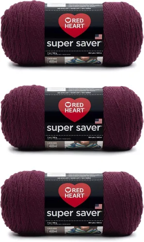 Vista 151 de Red Heart Hilo Super Saver, paquete de 3, estampado artístico, 3 unidades Estampado De Artista