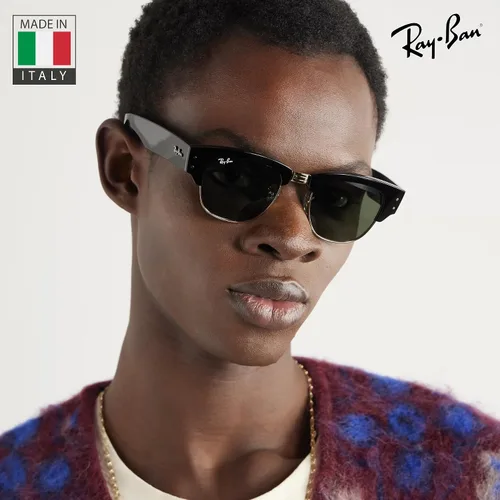 Vista 6 de Ray-Ban RB0316S MEGA CLUBMASTER Square Shaped Sunglasses for Men & Women with Official RAYBAN Eyewear Kit