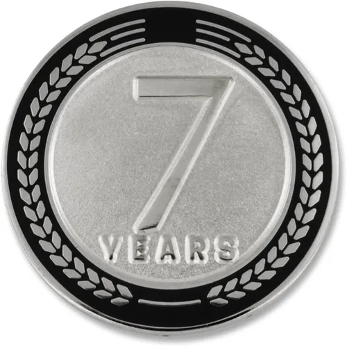 Vista 35 de PinMart Years of Service Award Employee Recognition Gift Pin de solapa - Negro