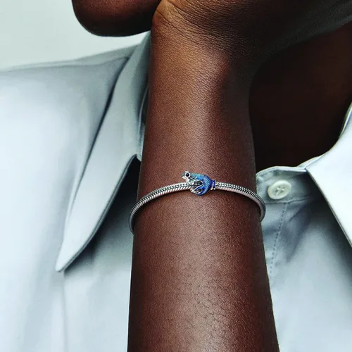 Vista 6 de PANDORA Charm Moments 792701C01 Geco azul
