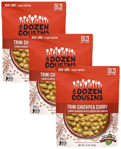 Vista 8 de A Dozen Cousins Comidas listas para comer, veganas y sin OMG granos sazonados hechos con aceite de aguacate