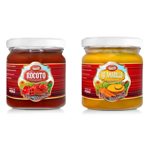 Vista 12 de Sanniti Pasta de pimiento picante peruano Pasta de molido DOP importada de Perú (paquete de 2) (7.5 onzas, amarillo aji)