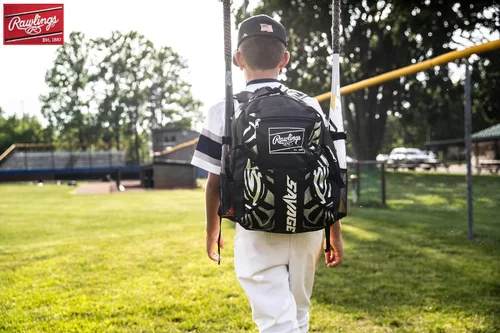 Vista 2 de Rawlings SAVAGE Mochila Bolsa para Equipos T-Ball/Béisbol Juvenil y Softbol Múltiples Estilos