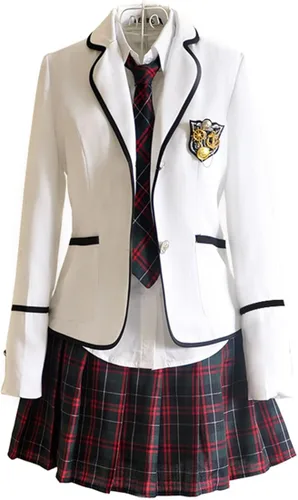 Vista 2 de URSFUR Uniforme escolar japonés, para mujer, disfraz de anime y niña