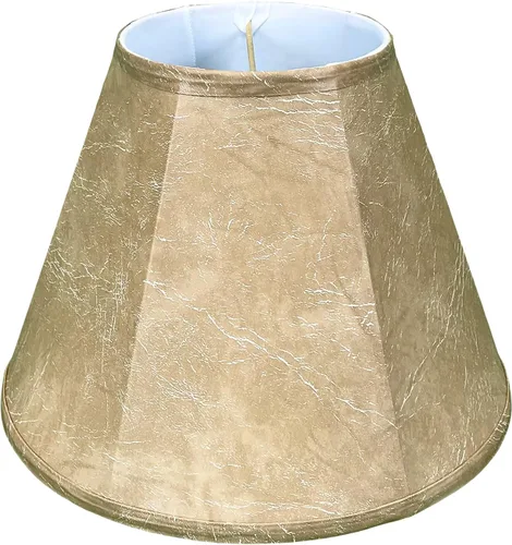 Vista 19 de Royal Designs, Inc. BS-707FC-6AGL Deep Empire Basic - Pantalla para lámpara con clip de llama, 3.5 x 6 x 5.75 pulgadas, color dorado antiguo