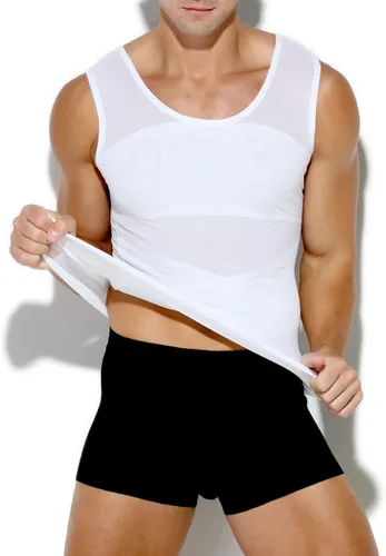 Vista 3 de Arjen Kroos Camiseta sin mangas de malla de compresión para hombre