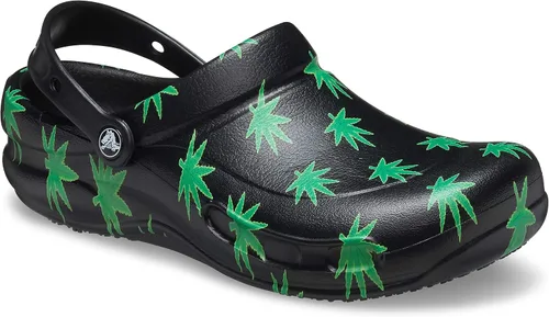 Vista 7 de Crocs Zuecos unisex para hombres y mujeres con gráfico bistró Zapatos de trabajo antideslizantes
