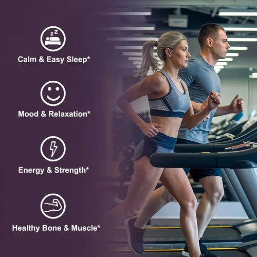 Vista 2 de Complejo de magnesio 700 mg 12 en 1 Suplemento de magnesio con glicinato, citrato, malato Sueño, calma, relajación muscular, apoyo para la salud