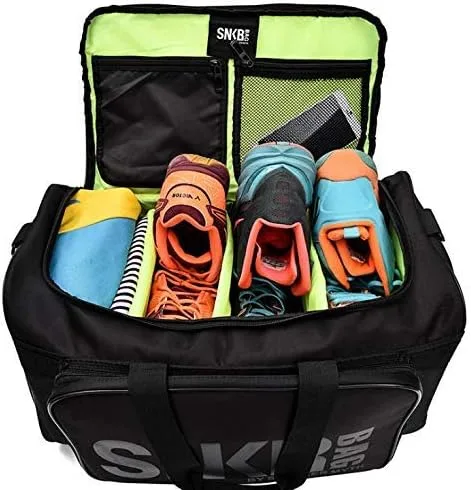 Vista 3 de ARTFILIF Bolsa de zapatos para viajes, bolsa de tenis de viaje, bolsa de lona para zapatos para viajes, bolsa de gimnasio deportiva para mujeres