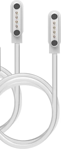 Vista 2 de Cable de carga magnético para reloj inteligente compatible con Apple, Samsung y relojes de fitness, USB tipo C de carga rápida, 2.16 pulgadas