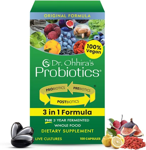 Vista 8 de Fórmula original de probióticos Dr. Ohhira's de Essential Formulas, EF-12127, 30, 1, 1