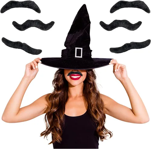 Vista 6 de Conjunto de bigote, juego de simulación, disfraz de vestir