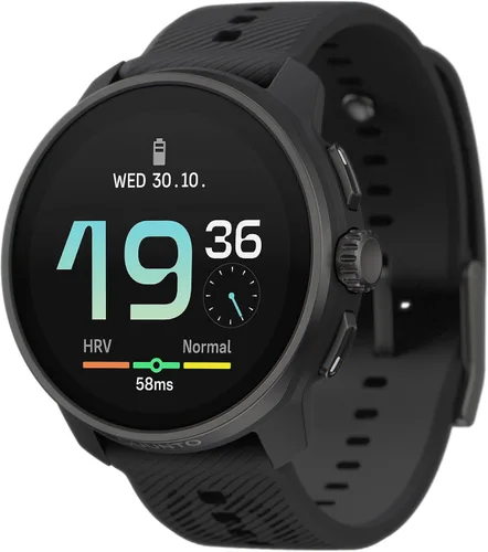 Vista 15 de SUUNTO Raza: Reloj deportivo GPS, pantalla a color AMOLED grande y Todo negro