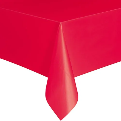 Vista 5 de Mantel redondo de plástico liso rosa liso, 84 pulgadas, 1 paquete, calidad premium, impermeable y duradero, perfecto para fiestas, celebraciones